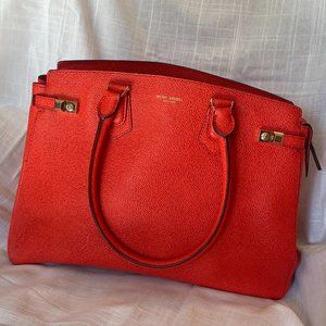 HENRI BENDEL TOTE BAG TANGERINE